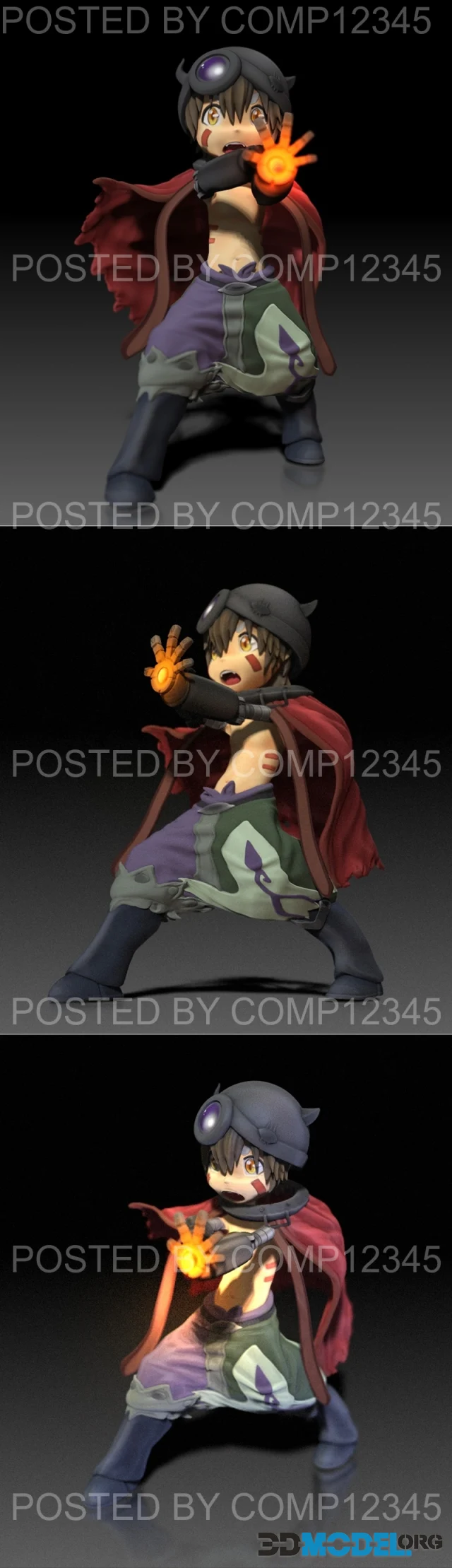 Reg - Made in Abyss Anime HD model-action figurine – Printable