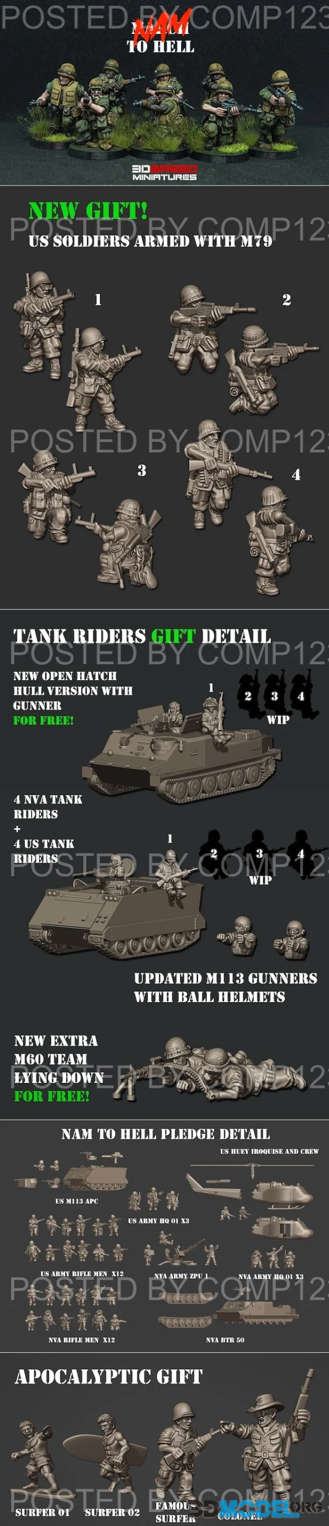 March to Hell - Vietnam – Printable