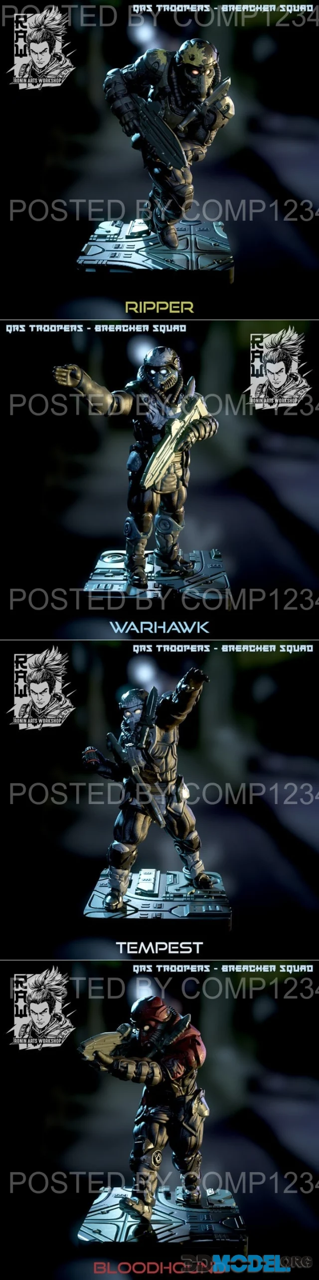Ronin Arts Workshop - QRS Trooper – Printable