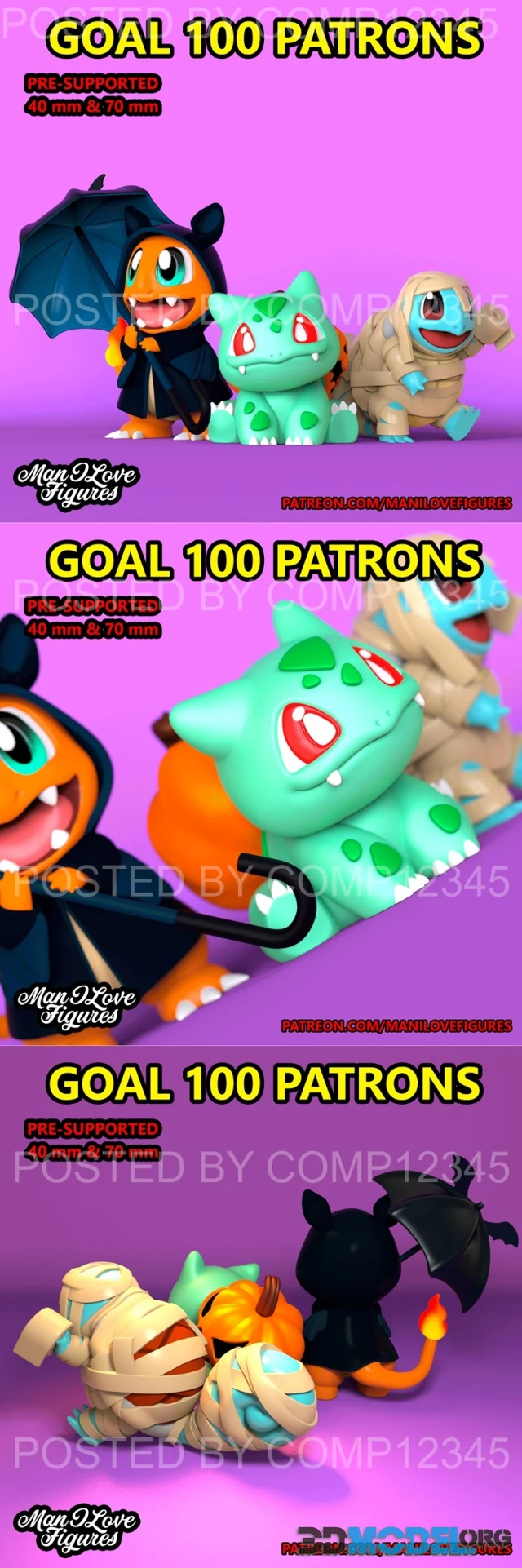 Man I Love Figures - HALLOWEEN PALS – Printable