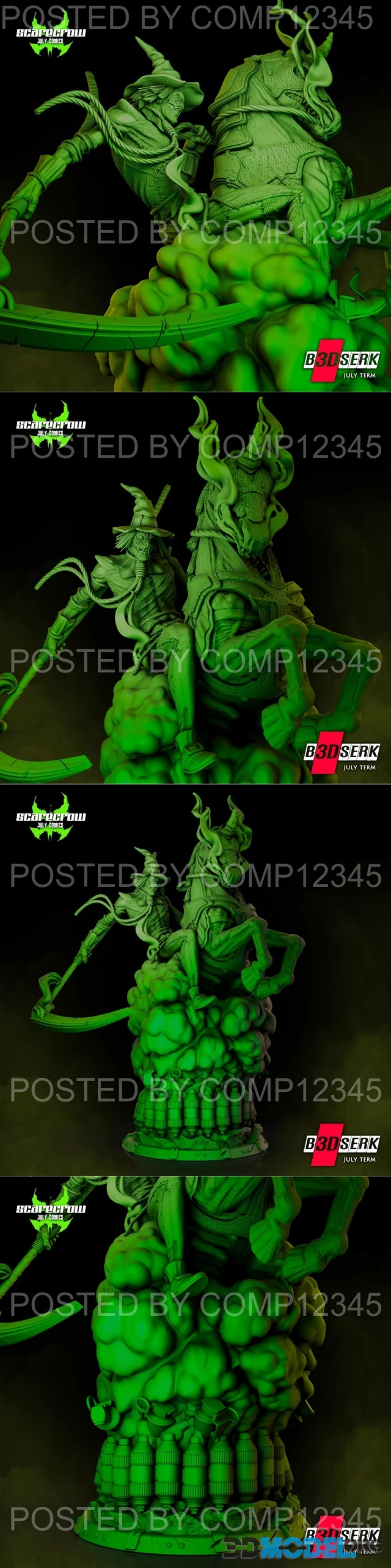 B3DSERK - Scarecrow Statue – Printable