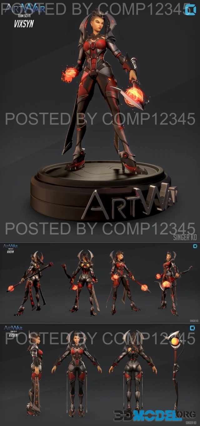 Vixsyn - Cubebrush ArtWar – Printable