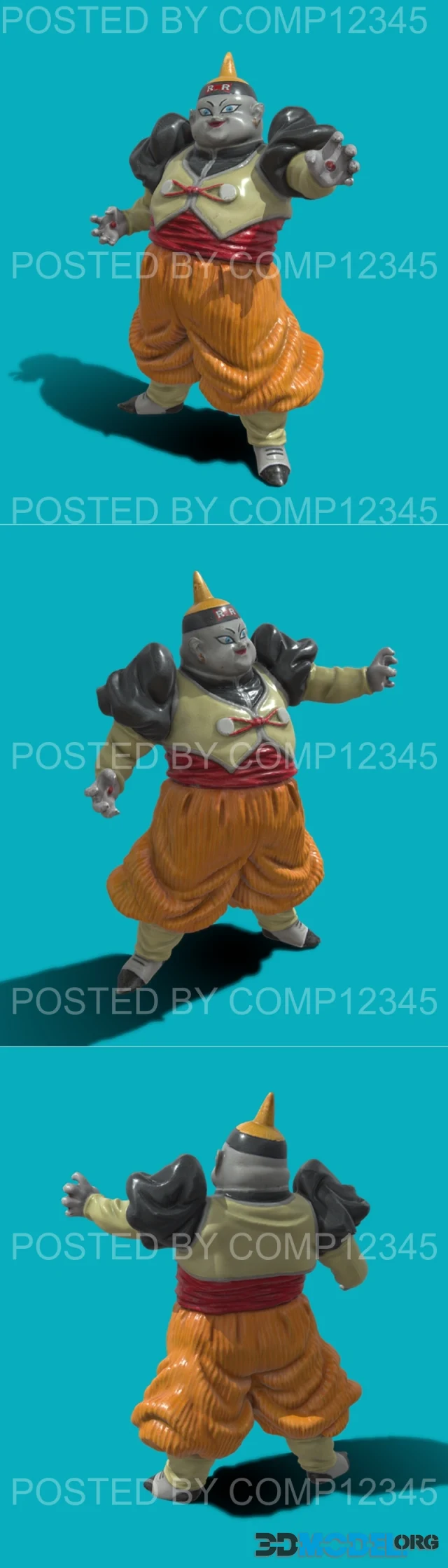 Android 19 (3D-Scan) – Printable