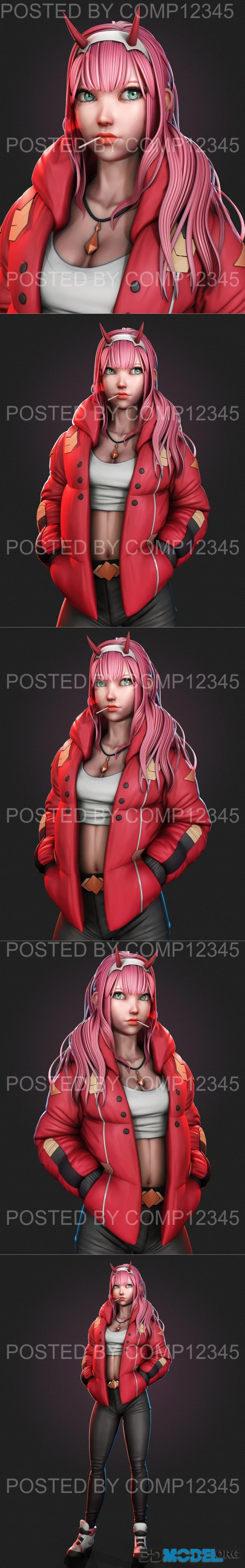 Zero Two - DARLING – Printable