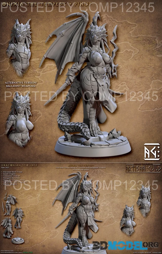 Onixia the Tempest – Printable