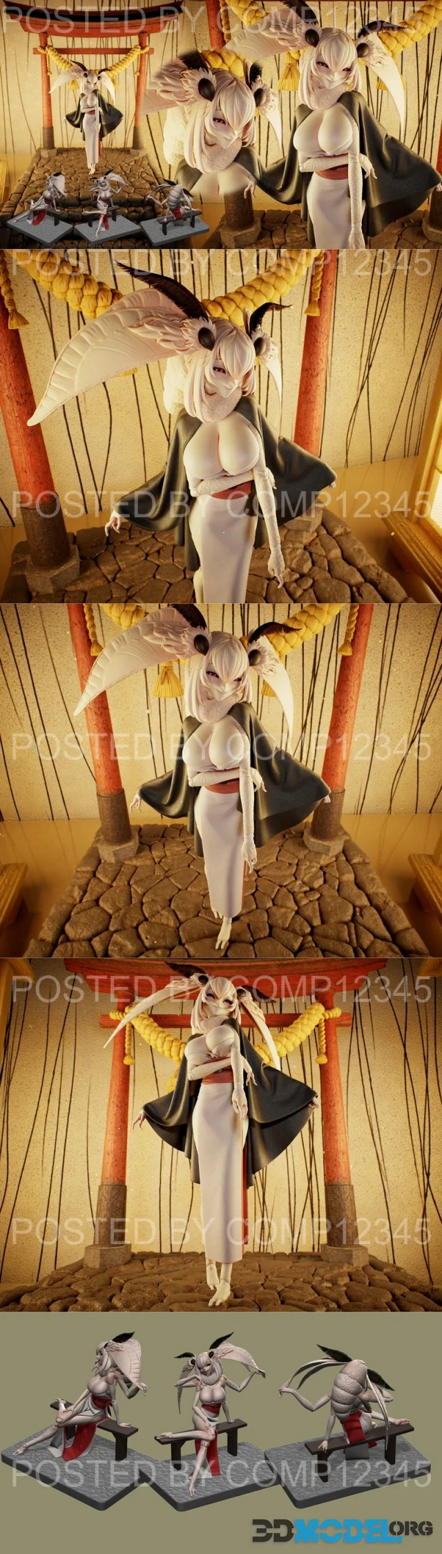 Moth Girl – Printable