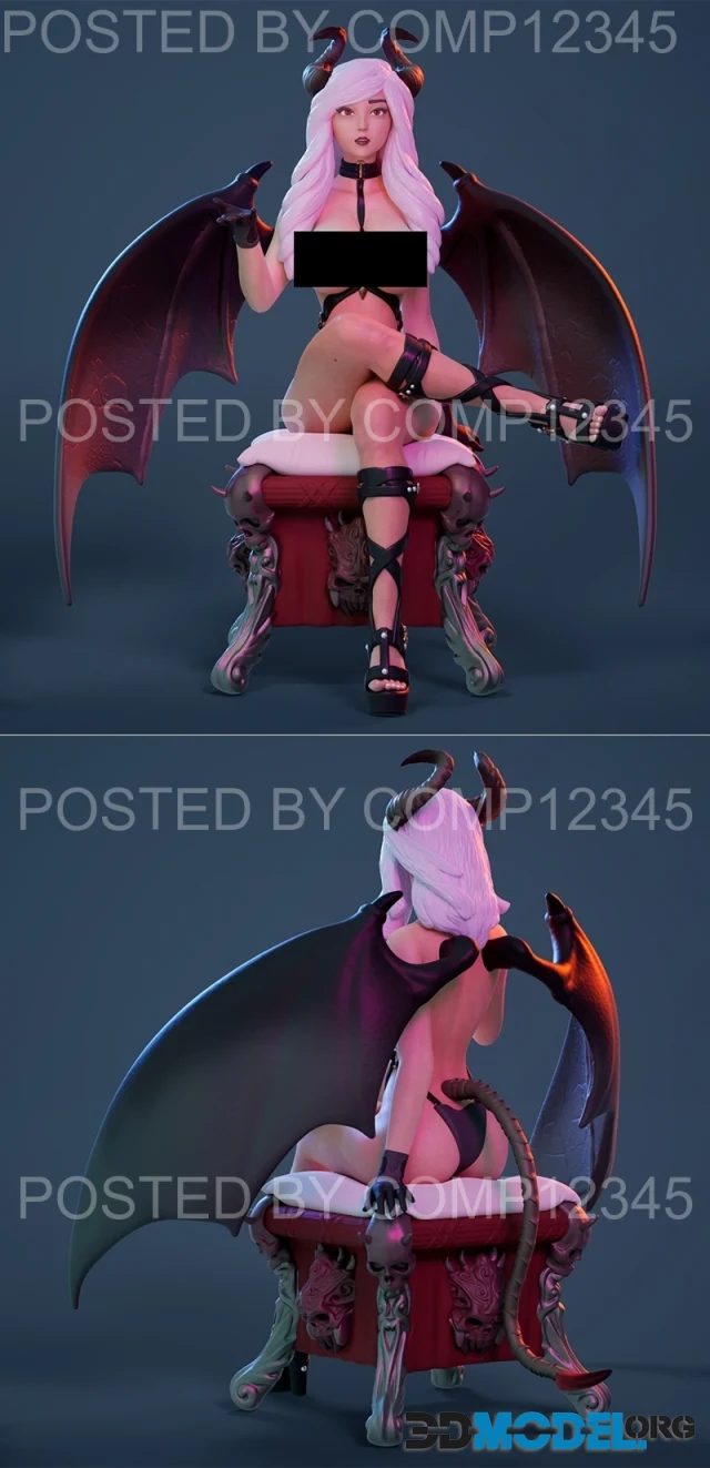 Sexy Mistress Succubus - C – Printable