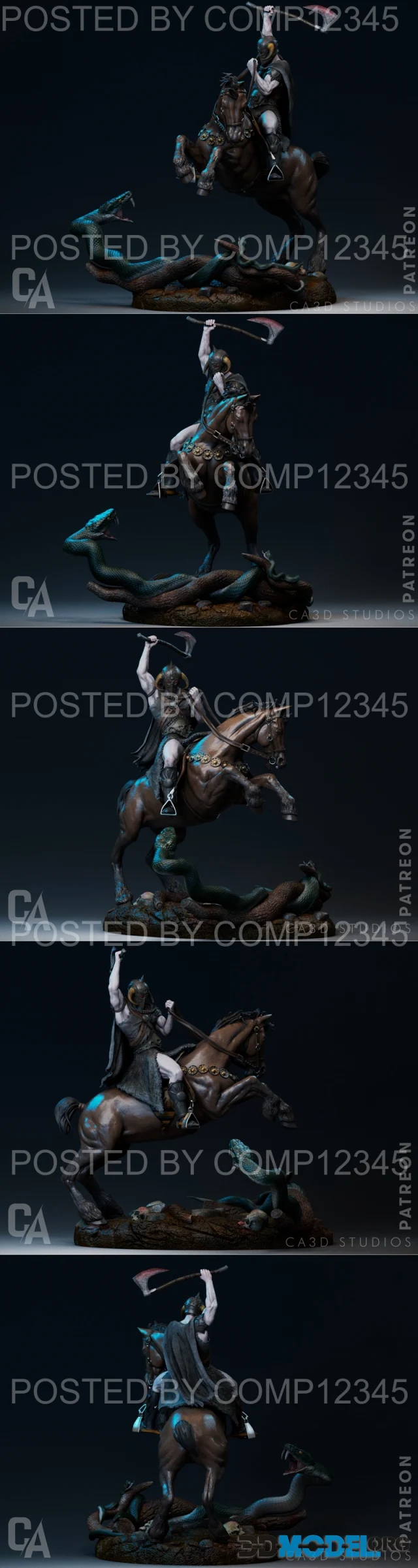 Ca 3d Studios - Death Dealer – Printable