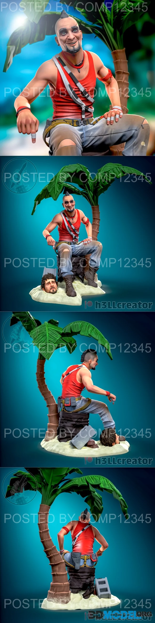 Jigglystix - Vaas – Printable