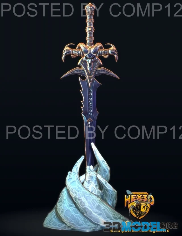 Hex3D - Frostmourne Sword – Printable