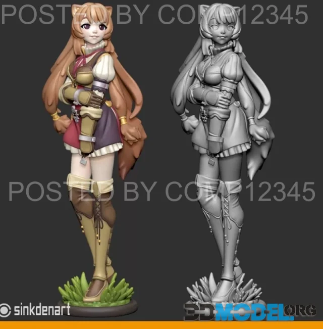 Raphtalia FanArt - The Rising of Hero Shield – Printable