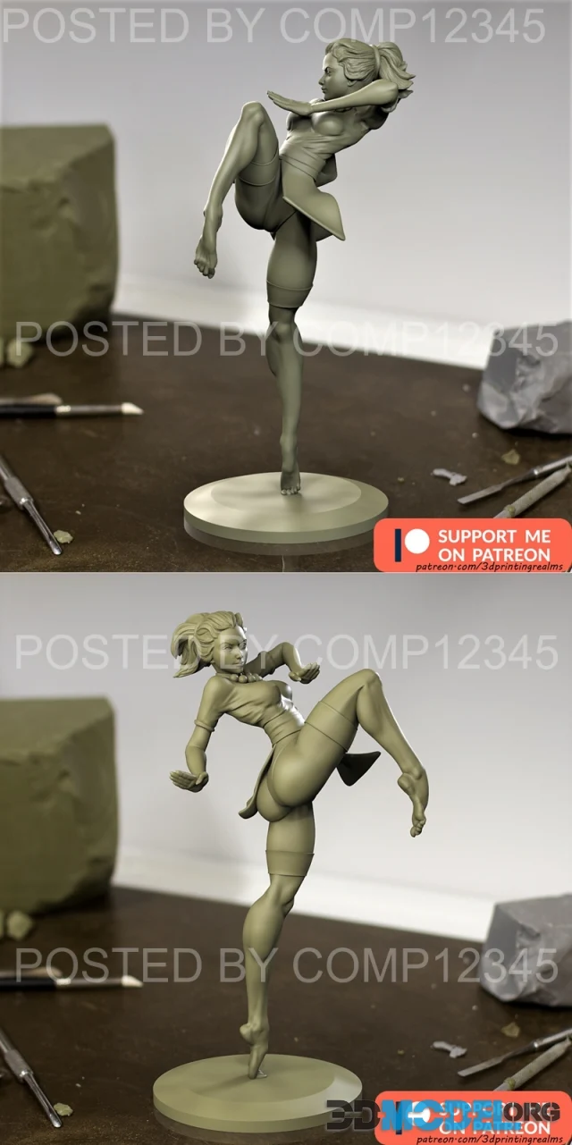 Fighter Girl By Aspan Lohia – Printable