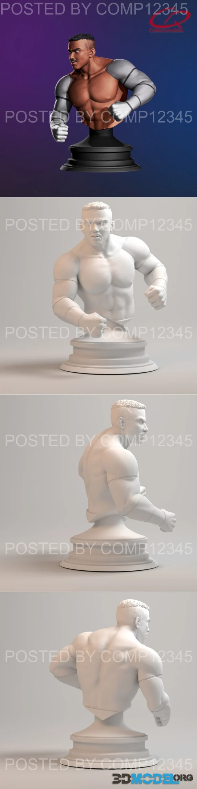 Mortal Kombat Classics - Jax Bust – Printable