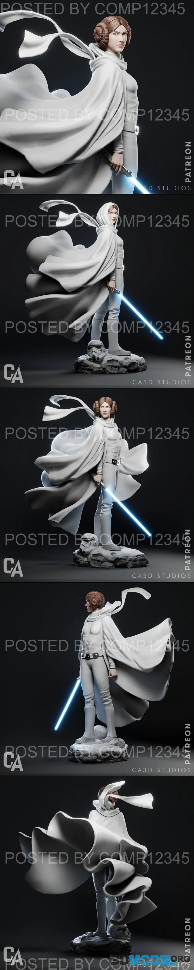 Ca 3d Studios - Leia – Printable