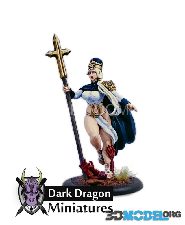 Pinup Priestess Miniature – Printable