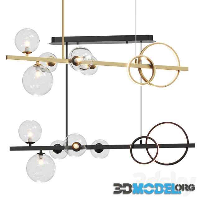 Artpad Linear Bubble Pendant