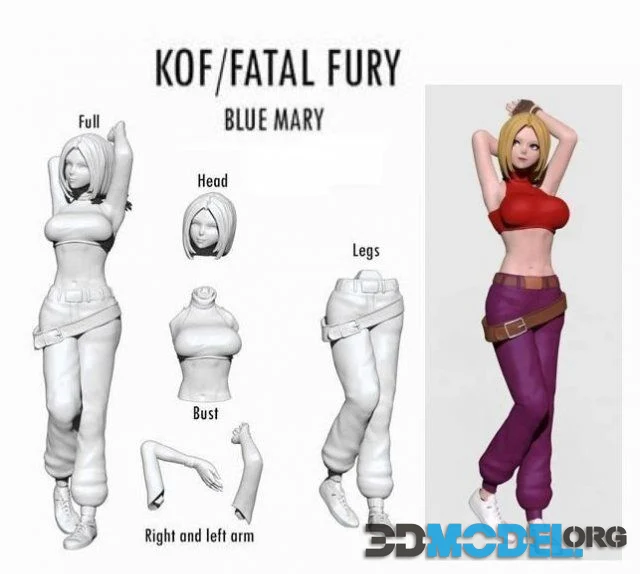 Blue Mary KOF