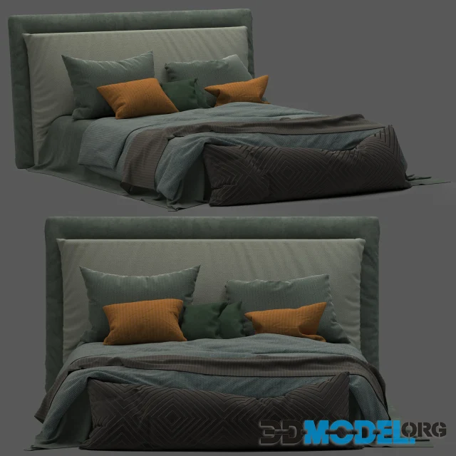 Boho style bed