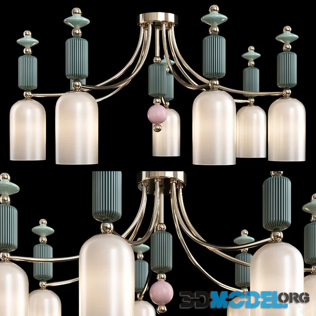 Chandelier ceiling Odeon Light 4861 7C CANDY