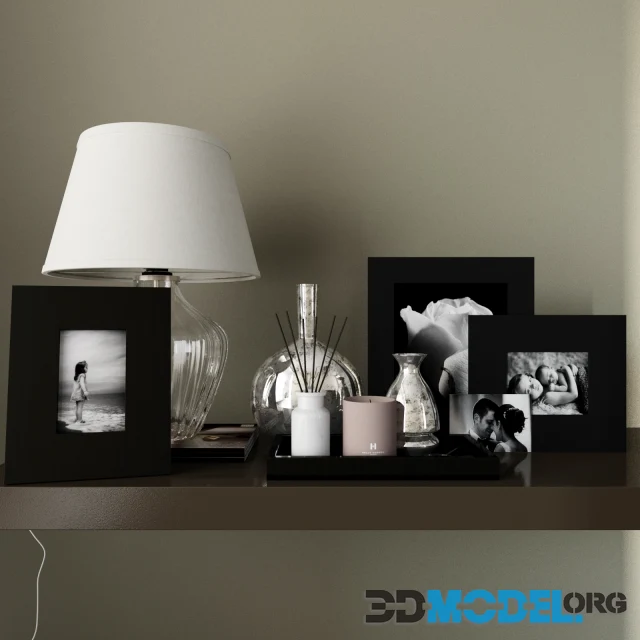 3D Model Decor Set By Kelly Hoppen   Decor Set By Kelly Hoppen.webp