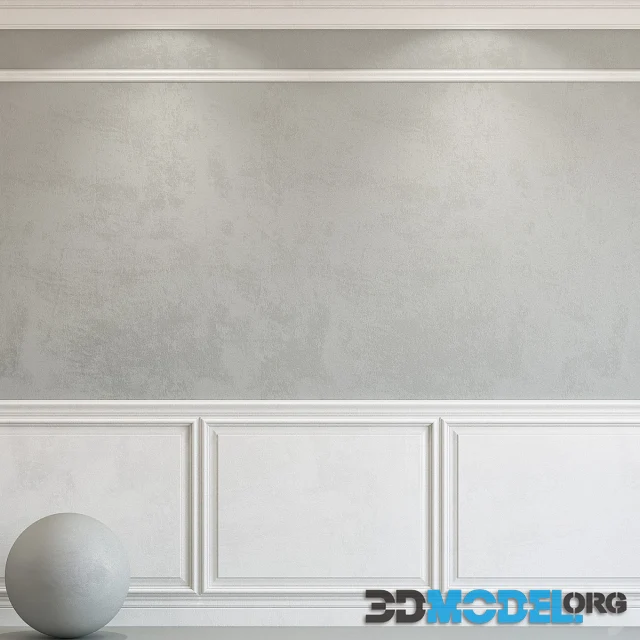 Decorative plaster with molding 76