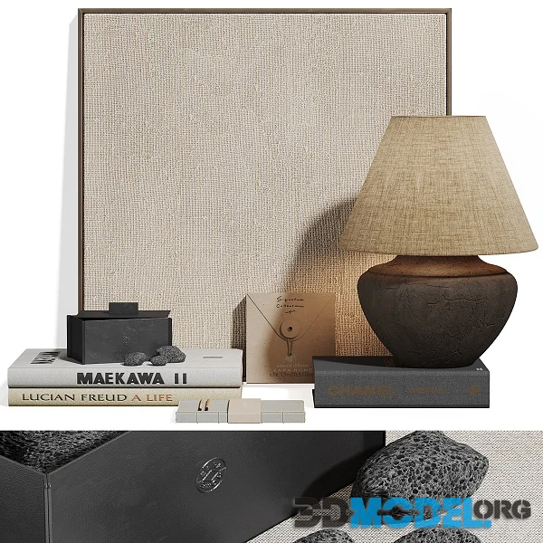 Decorative Set Zara Home with table lamp