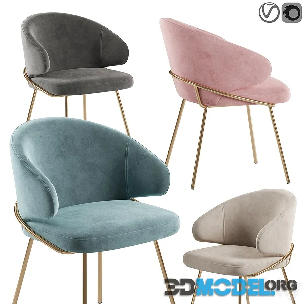 3D Model – Eichholtz Kinley Chair