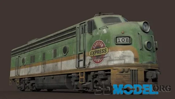 Fallout 4 New Vegas – Train Engine (PBR)