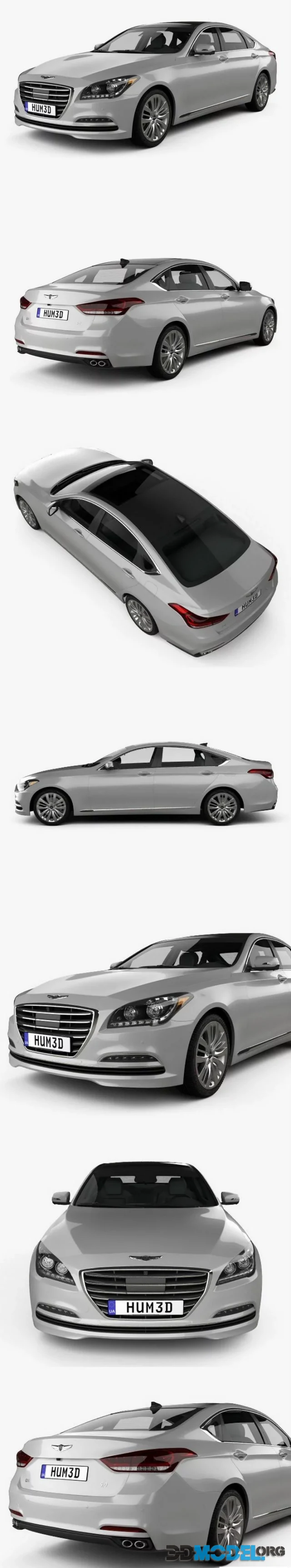 3D Model – Genesis G80 2020 (PBR)