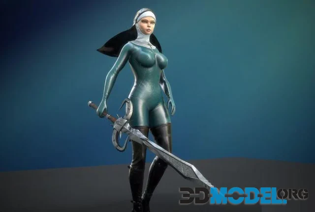 Latex Nun (PBR)