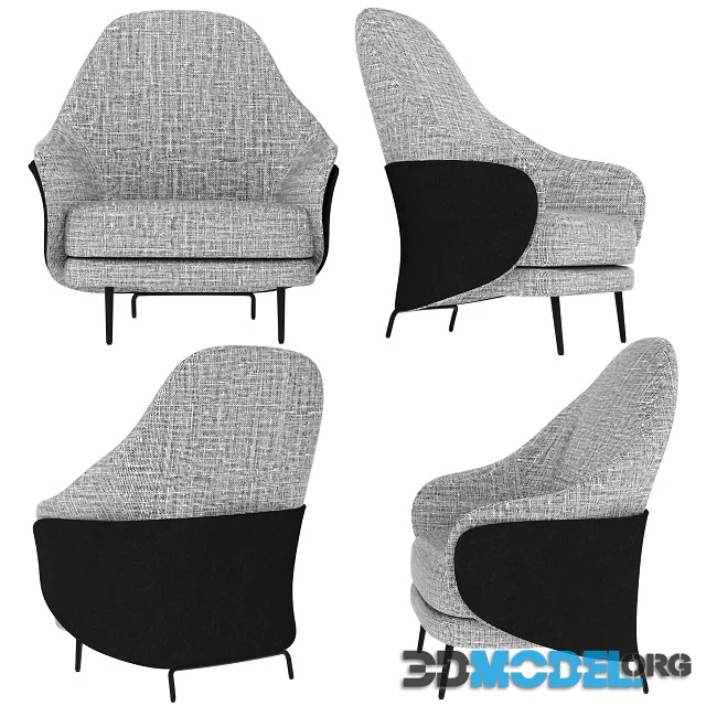 Minotti Angie GamFratesi design armchair