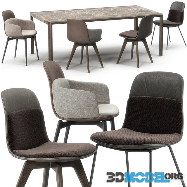 Molteni Barbican chairs set