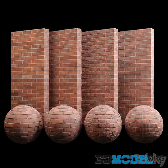 Red brick tiles