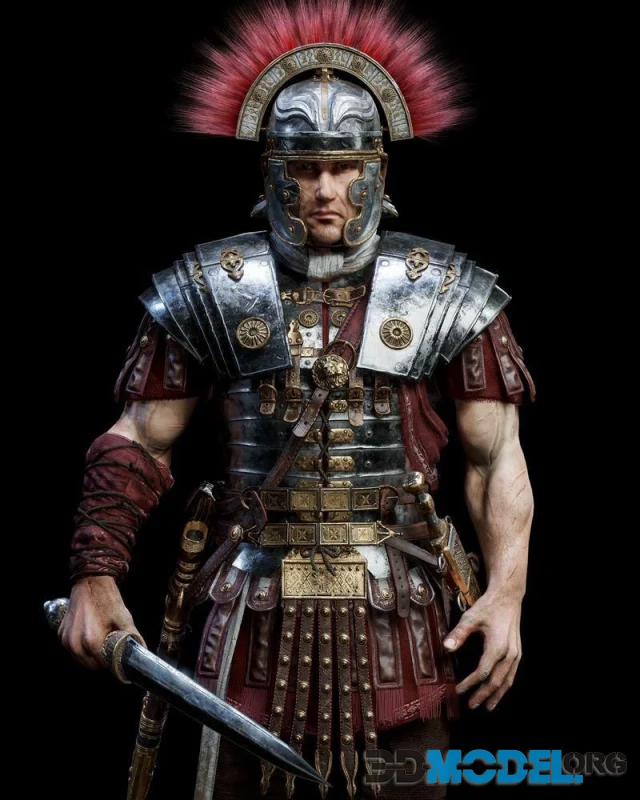 3D Model – Roman Centurion Evocatus
