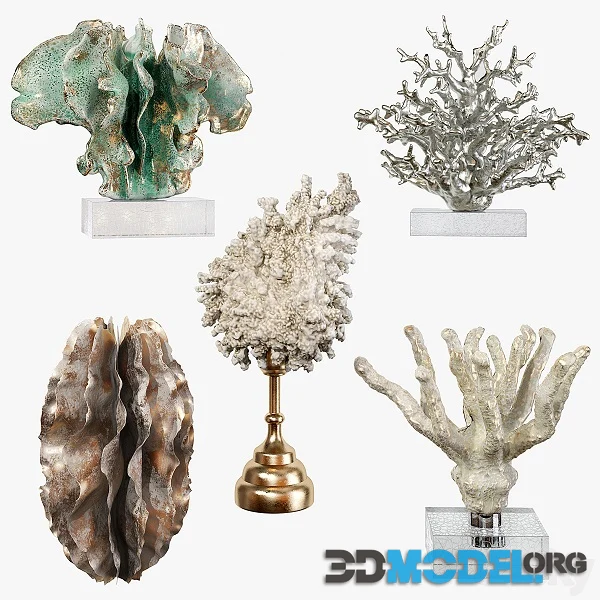 Sculptures of Coral Reef 01