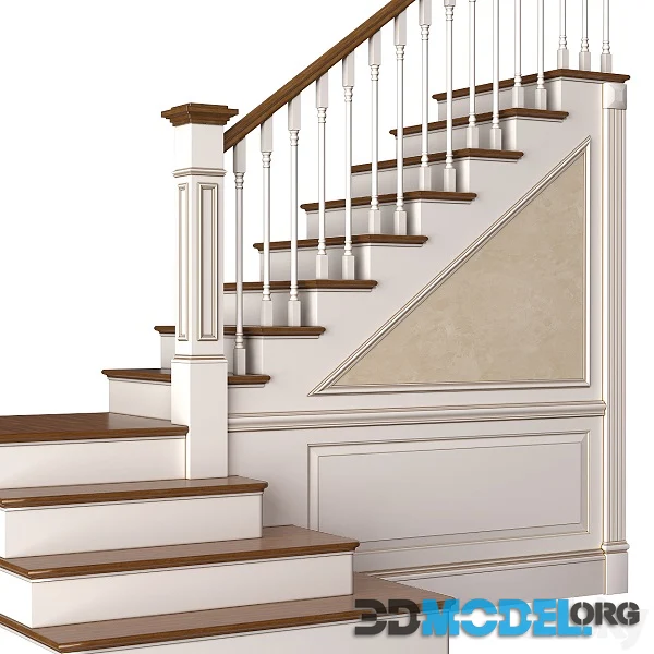 Stair in A Classic Style
