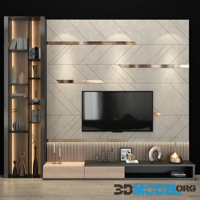TV shelf 0193