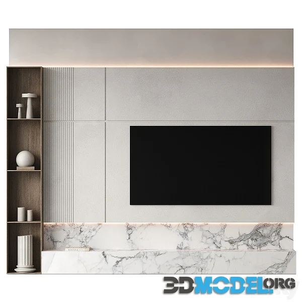 TV Wall Set 02