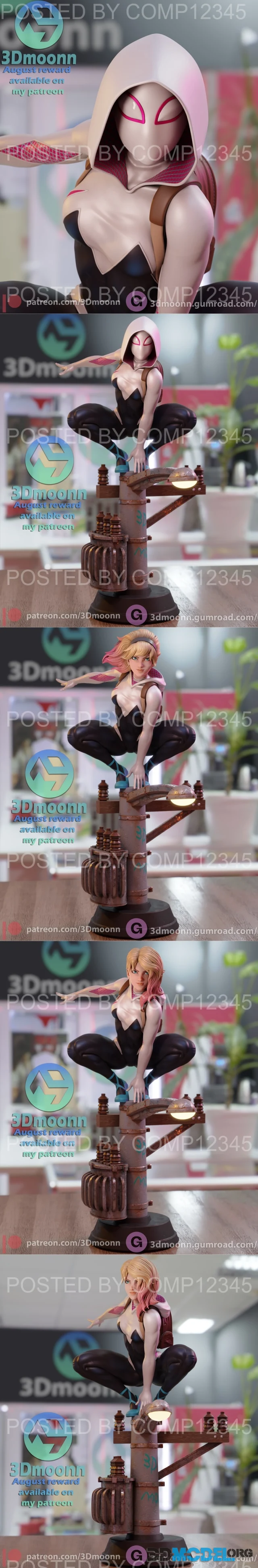 3Dmoonn - Spider Gwen – Printable