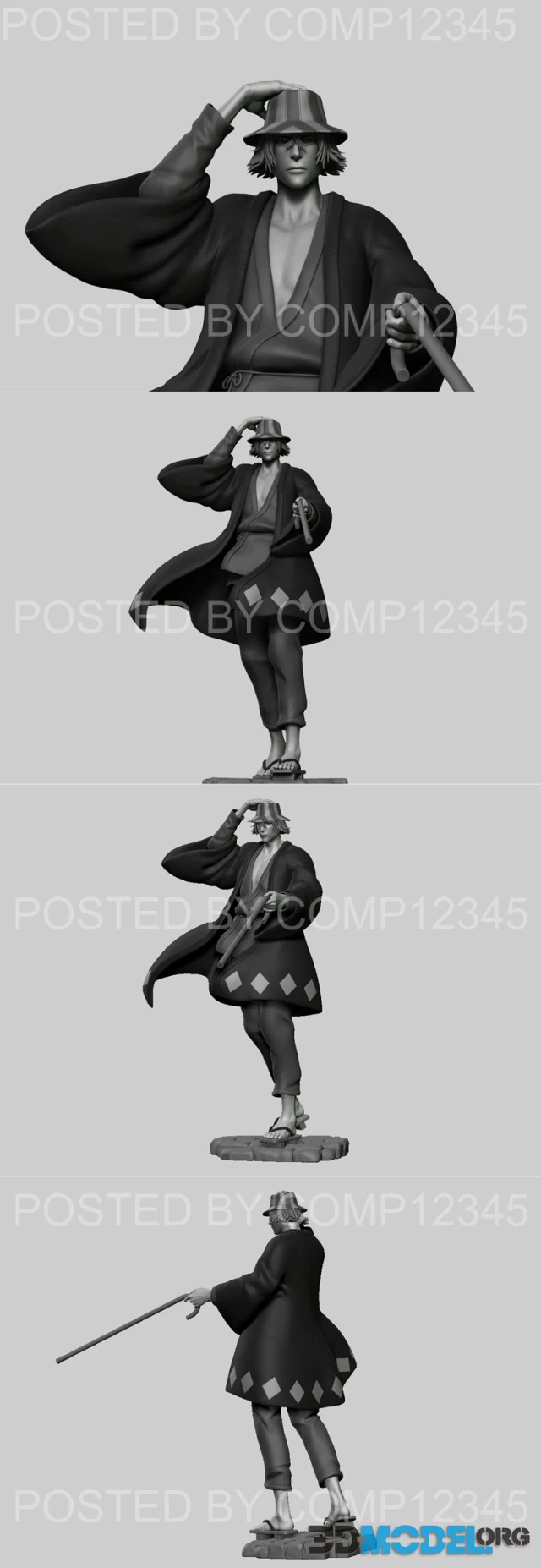 Urahara Kisuke from Bleach – Printable