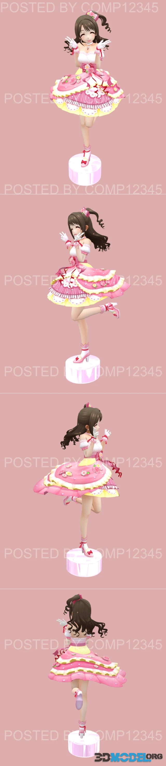 Idolmaster Character - Uzuki – Printable