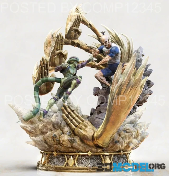 Netero vs Meruem – Printable