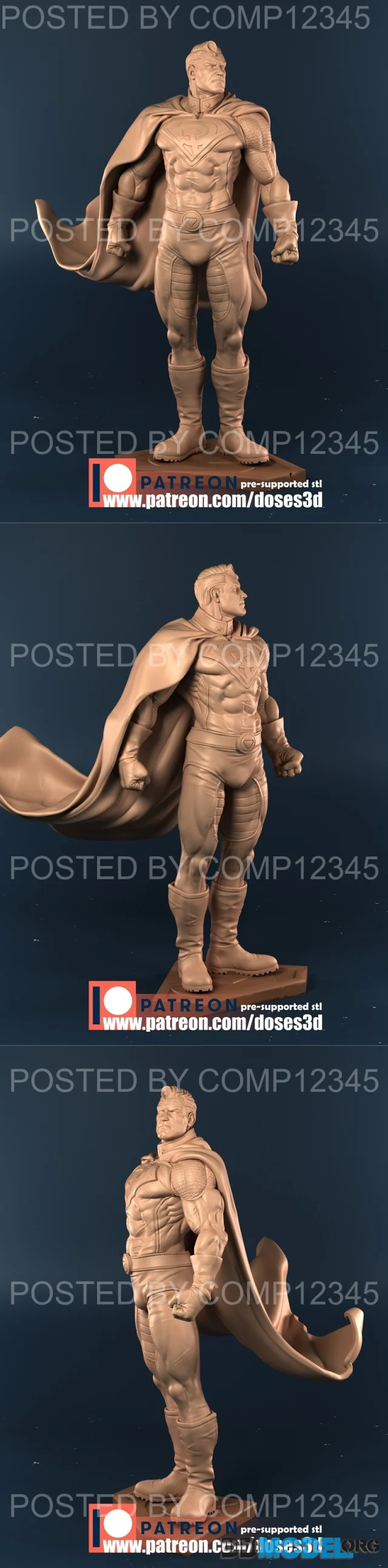 Red Superman – Printable