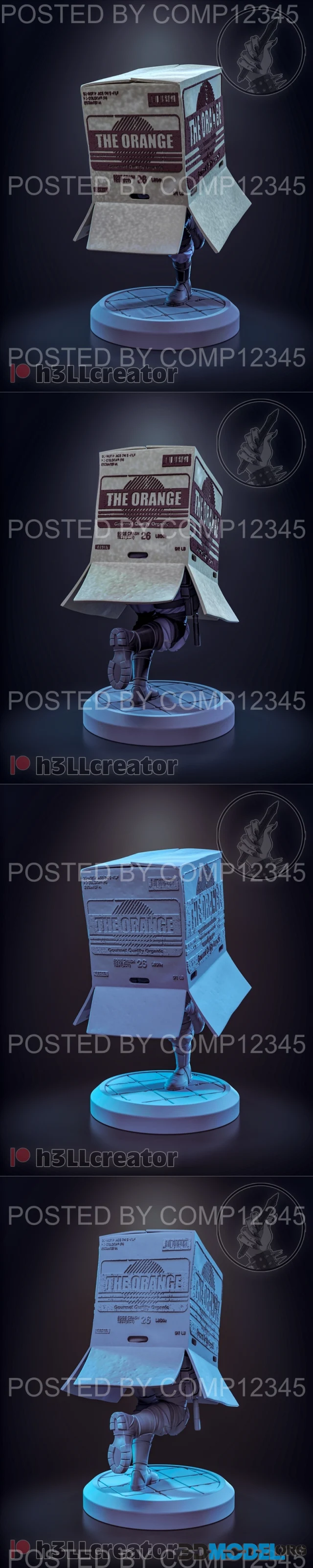 H3LL Creator - Solid Snake in a Box – Printable