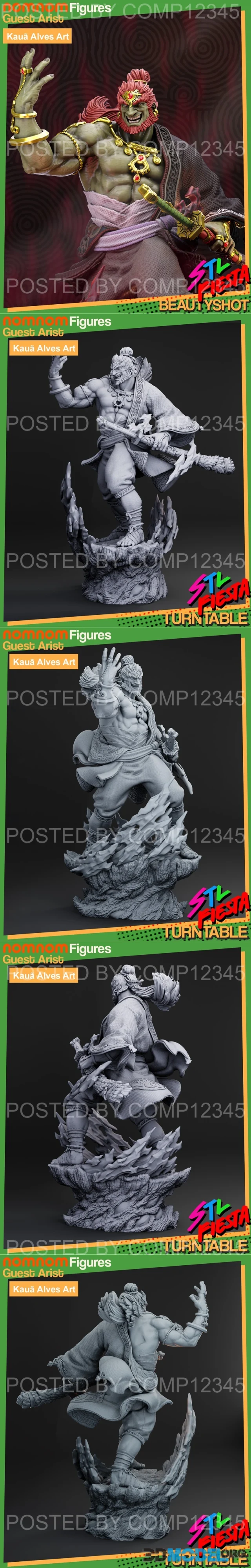 Nomnom Figures - Ganon - Kauã – Printable