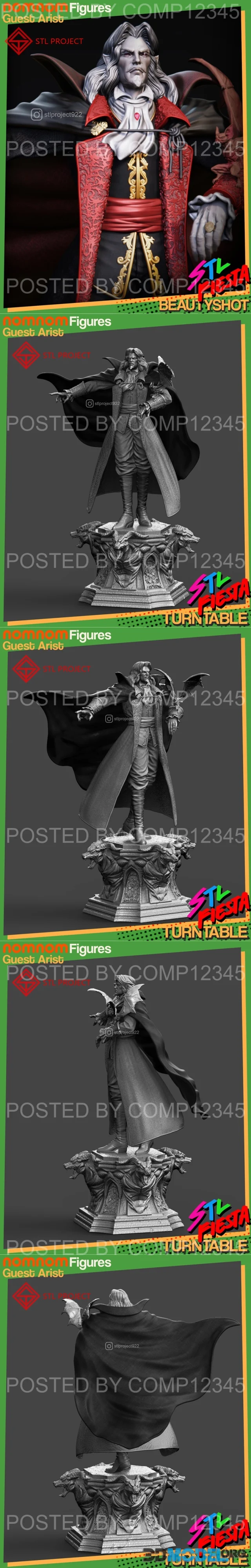 Nomnom Figures - Dracula – Printable