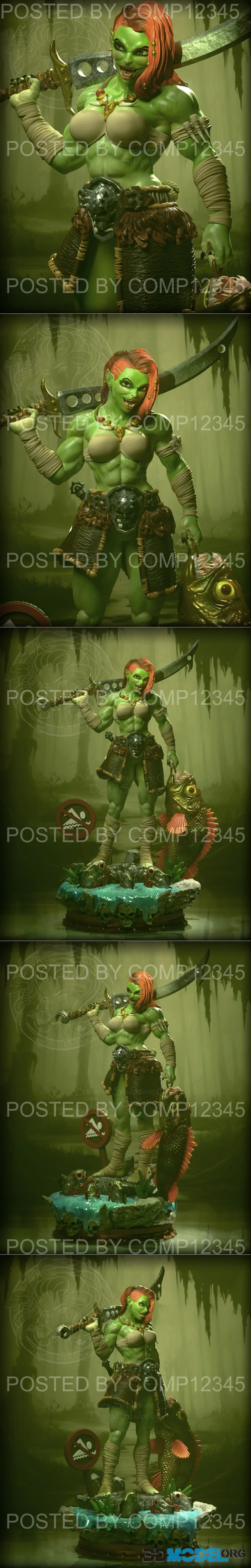 Orc Girl By Creative Geek MB – Printable