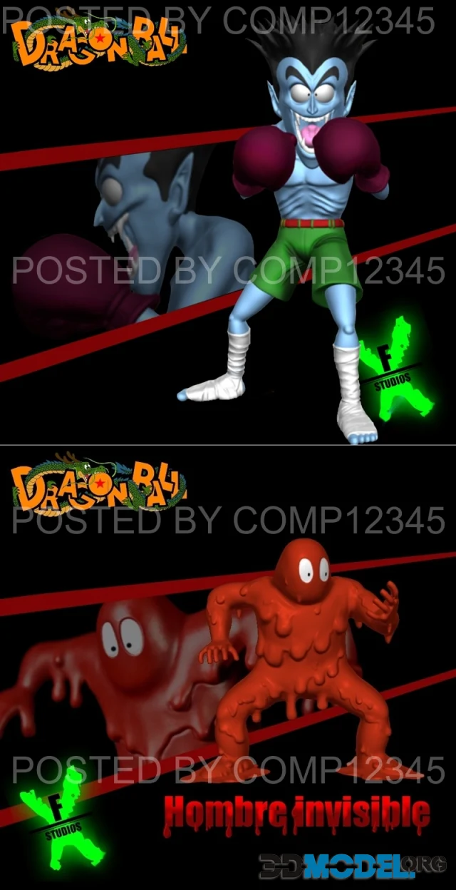 Dracula Box and Hombre Invisible – Printable