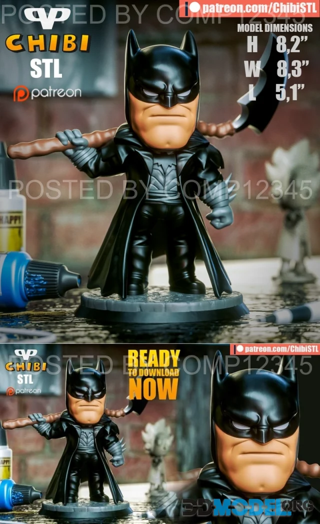Batman Death Metal Chibi – Printable