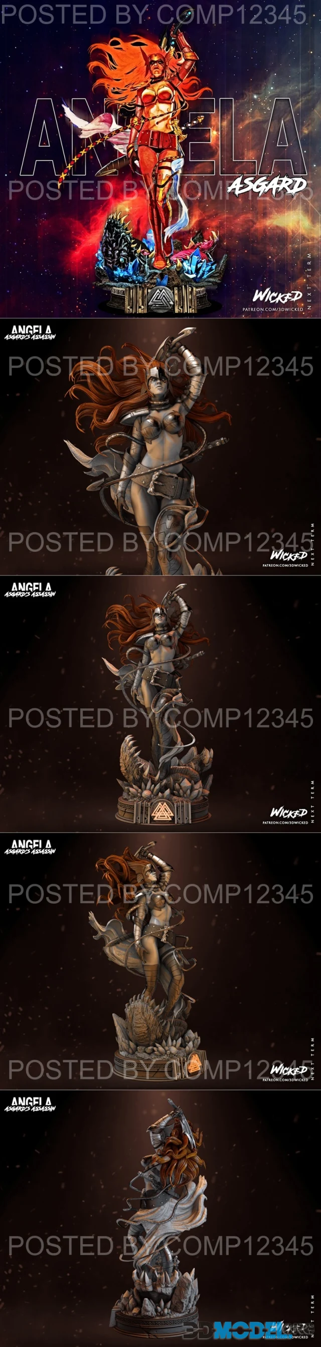 WICKED - Angela Statue – Printable